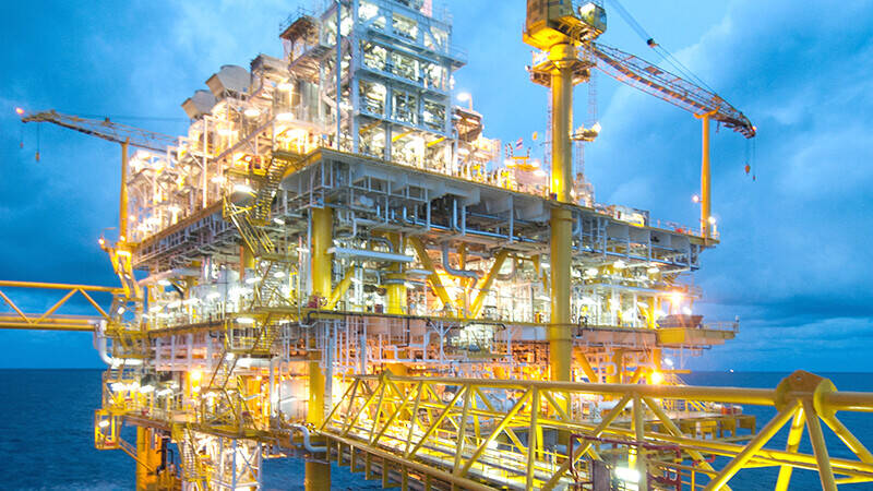Gas and Oil Rig