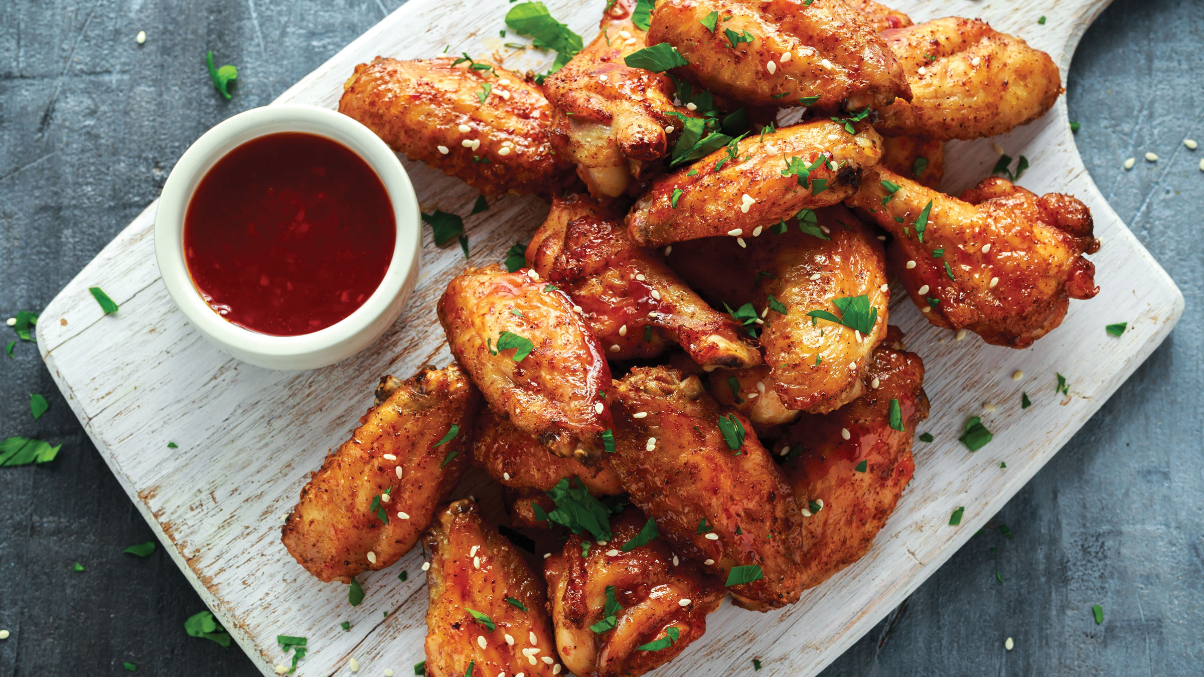Smoked wings