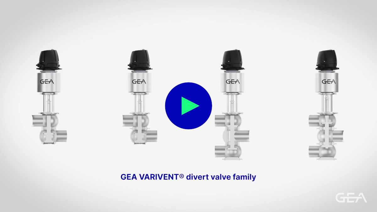 GEA VARIVENT® Divert valves