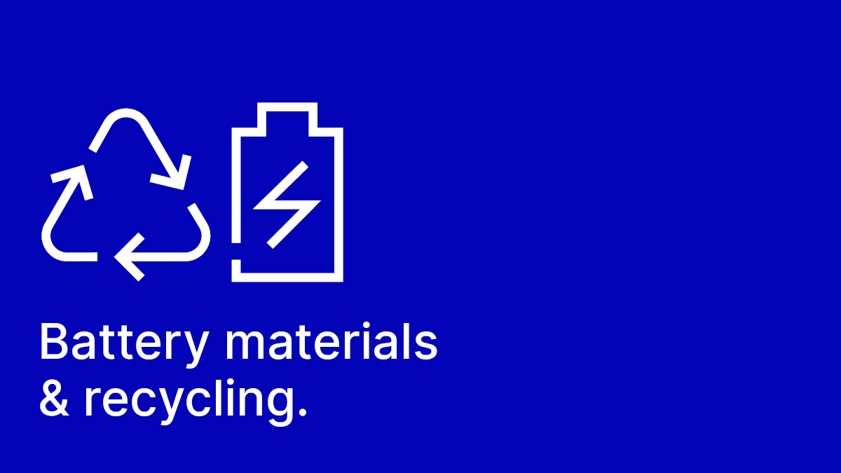 Battery materials & recycling