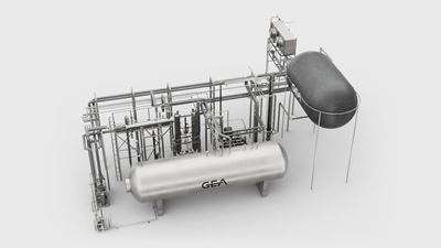 Abb.: Große Schwester: Mit mehr als 120 installierten CO₂-Rückgewinnungsanlagen verfügt GEA über eine breite Erfahrung in der Konfiguration dieser Systeme. Quelle: GEA