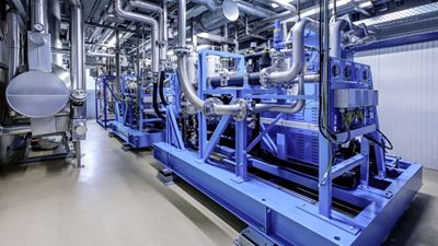 Abb.: Die bisher üblichen CO₂-Rückgewinnungsanlagen haben eine Kapazität von 100 bis 8.000 Kilogramm CO₂ pro Stunde und sind für Brauereien von 200.000 bis 16 Millionen Hektoliter Verkaufsbier im Jahr geeignet. Quelle: GEA