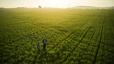 Oat field