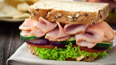 Premium ham sandwich