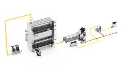 2-phase system for olive oil extraction