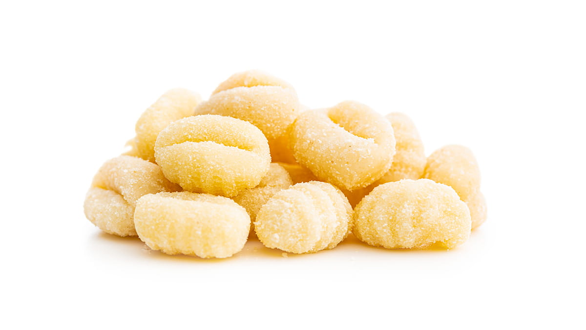 Fresh pasta gnocchi