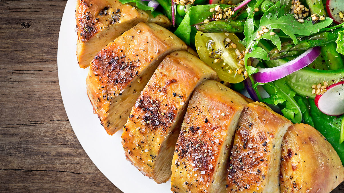 Roasted poultry | Roasted chicken fillet