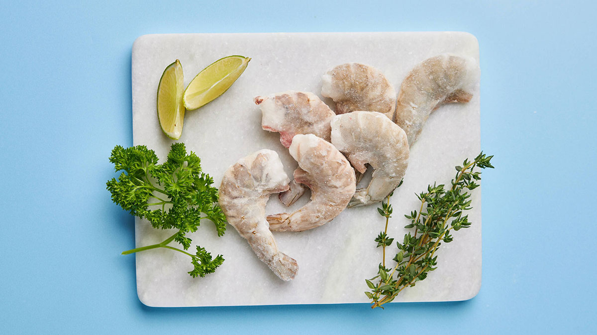 Seafood | Defrosted/Frozen shrimps
