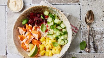 Smoked Salmon bowl | Seafood and fish processing and packaging gea equipment