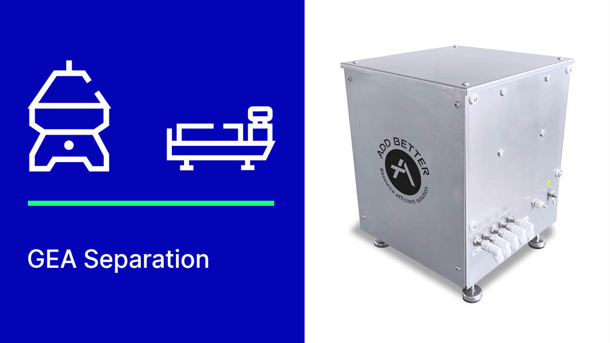 GEA Centrifuge Water Saving Unit 