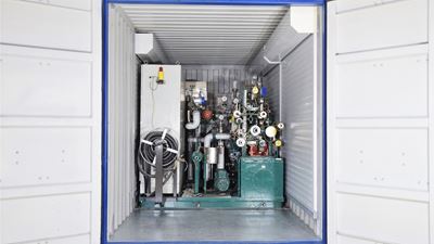 Containerized field test unit