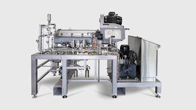 Extraction decanter skids