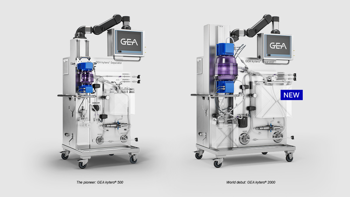 GEA kytero® 500 and GEA kytero® 2000