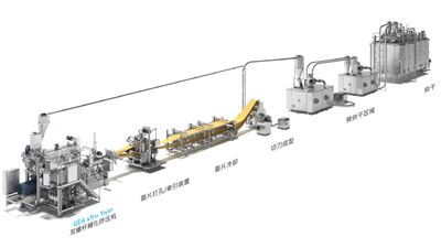 一条完整的挤压零食生产线