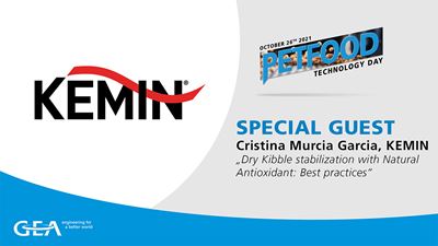 Special Guest Pet Food Technology 2021 - KEMIN NUTRISURANCE