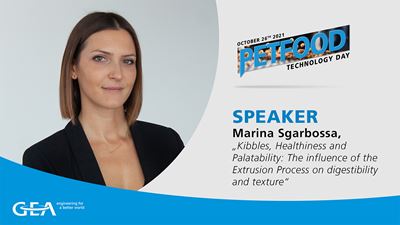 Marina Sgarbossa on Kibbles, Healthiness and Palatability - Pet Food Technology Day 2021