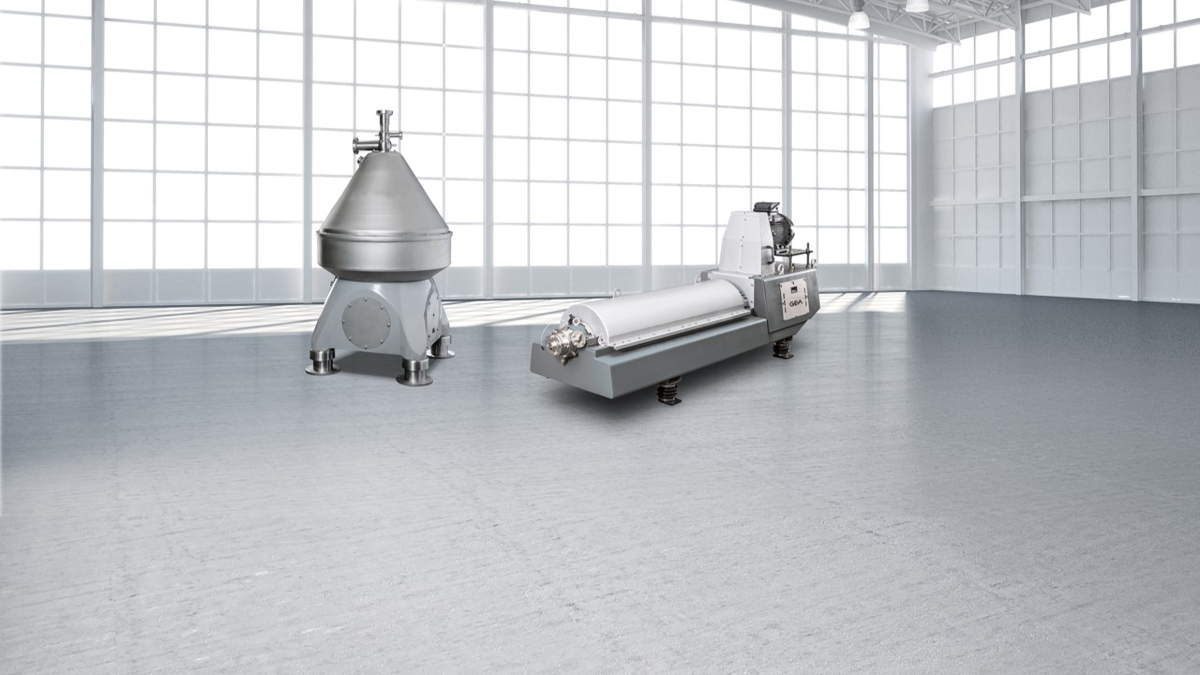 GEA separator and decanter