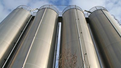 Fluor silo