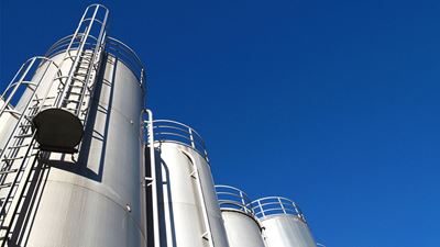 Fluor silo