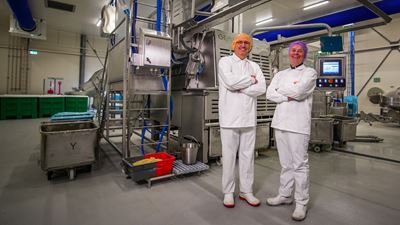 Vivera, Niederlande | Vorgeformte pflanzliche Produkte – hier arrangiert vor dem CookStar