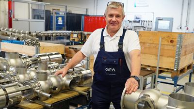 Andreas Gressmann, stellvertretender Meister in der Montage, ist ausgebildeter Schlosser und kam 1977 zum Unternehmen in Büchen.