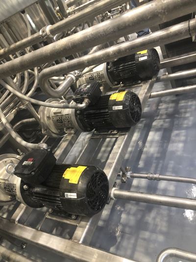 Installierte GEA Hilge HYGIA Pumpen bei Bear Republic