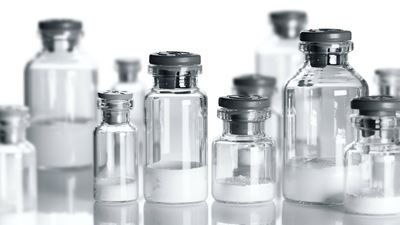 Well separated lypholization