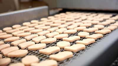 Perfekt geformte Nuggets