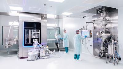 Photo 2: Continuous Tableting at Hovione´s recently opened Facility in Portugal. (Photo Hovione)