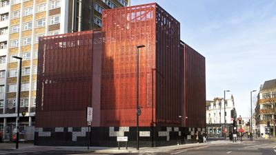 Außenansicht des Energiezentrums Bunhill 2, Islington, Zentrum von London. (Foto: Stadtrat von Islington)