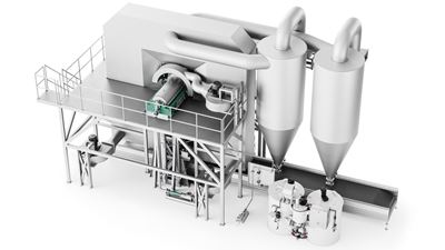 GEA biosolids Granulator - innovative Dry-on-Demand-Lösung für die Behandlung von Klärschlamm. (Foto: GEA)