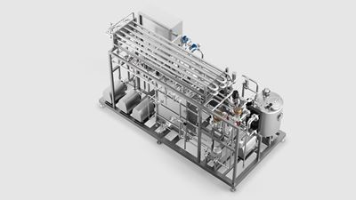 GEA milk Pasteurizer