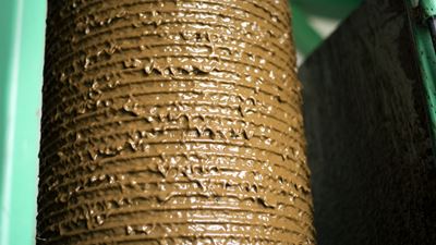 GEA Vertical Dewaterer in operation