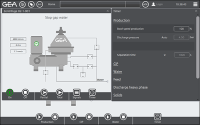 GEA X Control for centrifuges