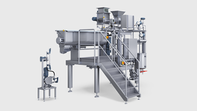 GRIM – Einzelbehälter – Automatischer Durchlaufmischer