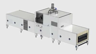 Indirect convection oven module