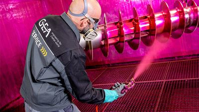 ورش العمل الدولية لإصلاحات أجهزة الطرد المركزي من GEA