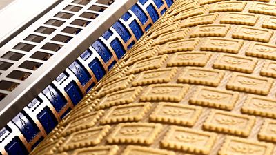 Rotary molder close up detail