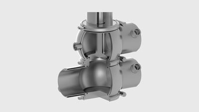 VARIVENT® Doppelwandiges Ventilgehäuse
