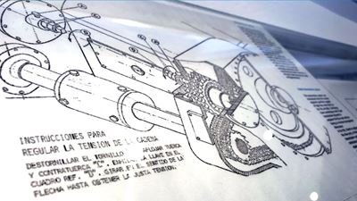 Technical drawing of an homogenizer