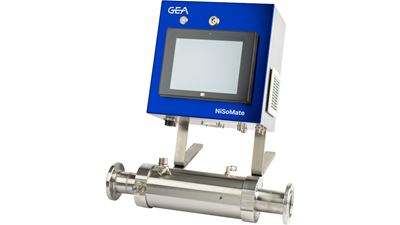 Das Inline-Qualitätsüberwachungssystem GEA NiSoMate misst den Homogenisierungseffekt und leitet daraus physikalische Produkteigenschaften wie Dichte, Änderung der Zusammensetzung, Verdünnung ab. Quelle: GEA