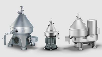 GEA separators for milk and whey skimming