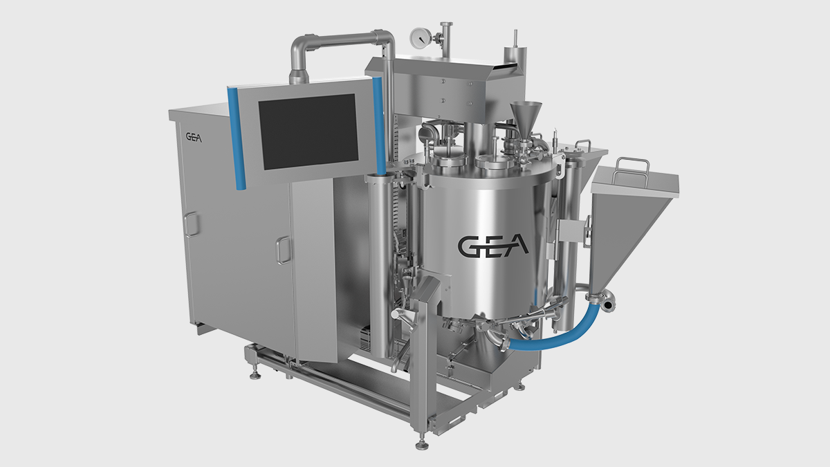 High shear mixing: GEA BATCH FORMULA® PRO High Shear mixer 100L