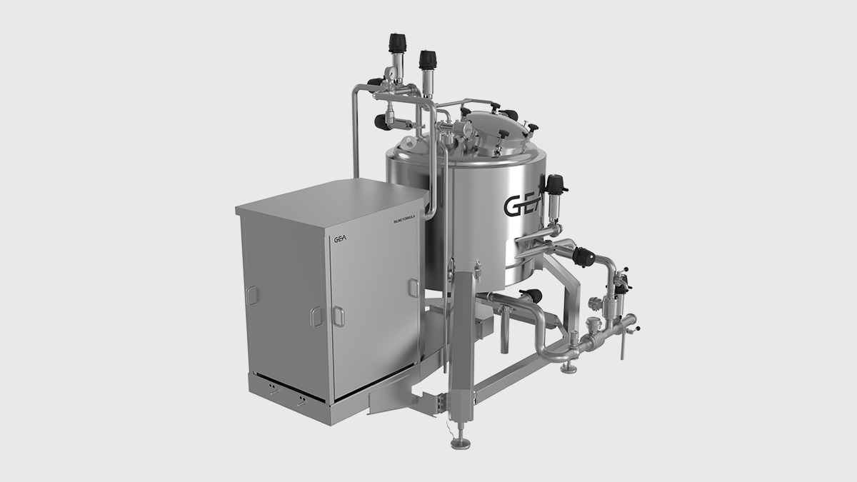 High shear mixing: GEA INLINE FORMULA® SOL High Shear mixer 750L