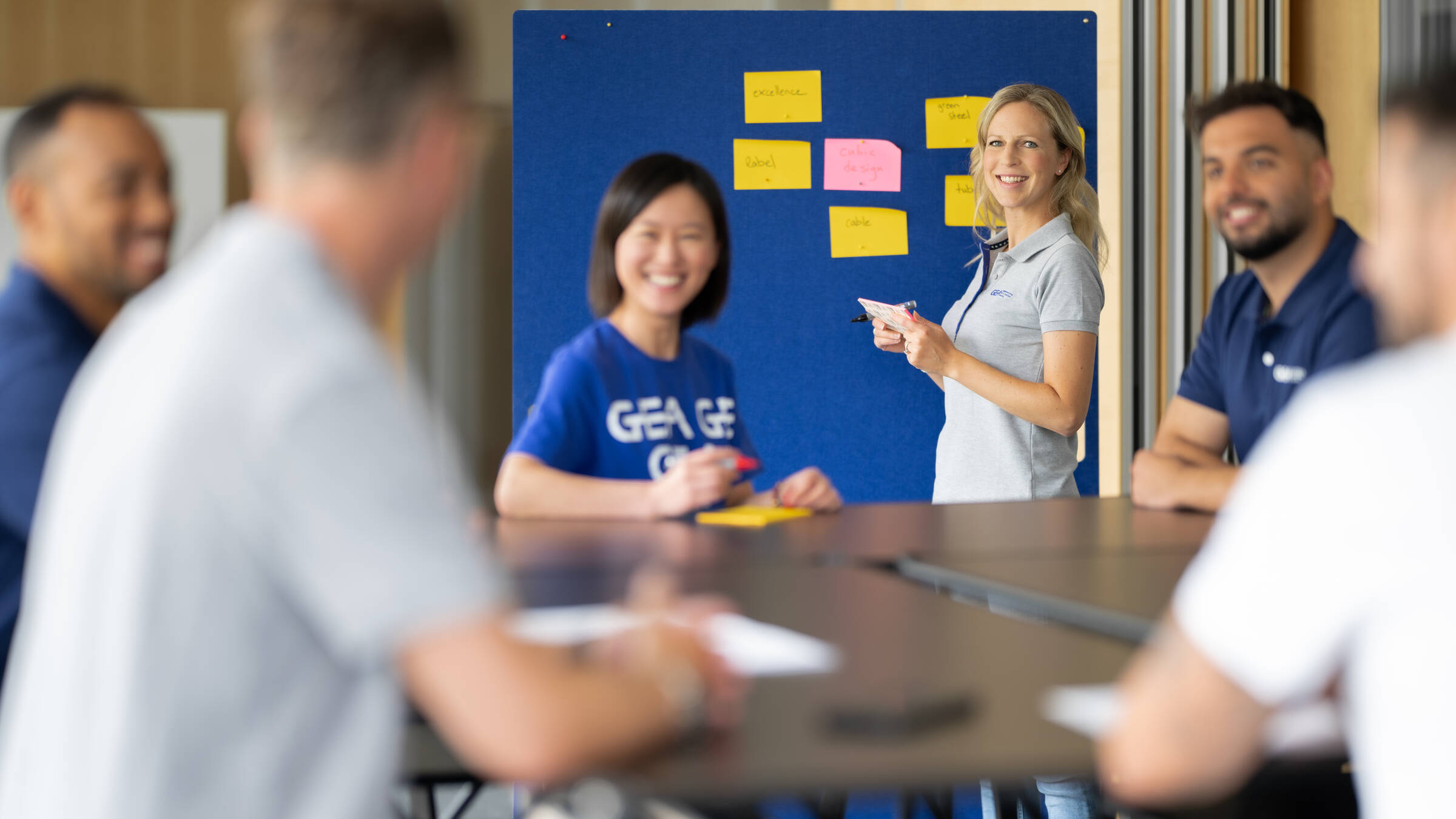 GEA employees working together