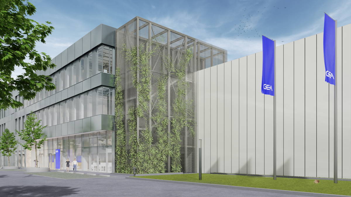 GEA Pharma-Technologiezentrum - Seitenansicht (Copyright: © AIP Planungs GmbH)
