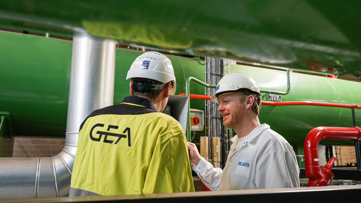 GEA Wärmepumpenanlage, installiert bei Mars, Niederlande