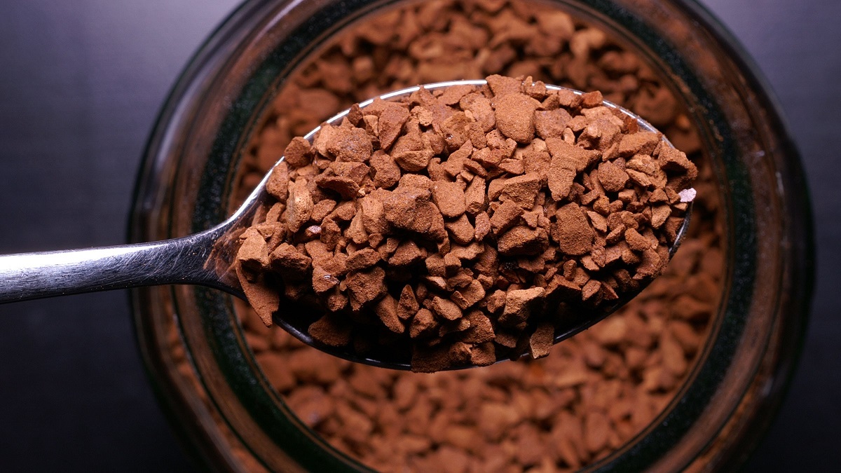 Freeze dried instant coffee