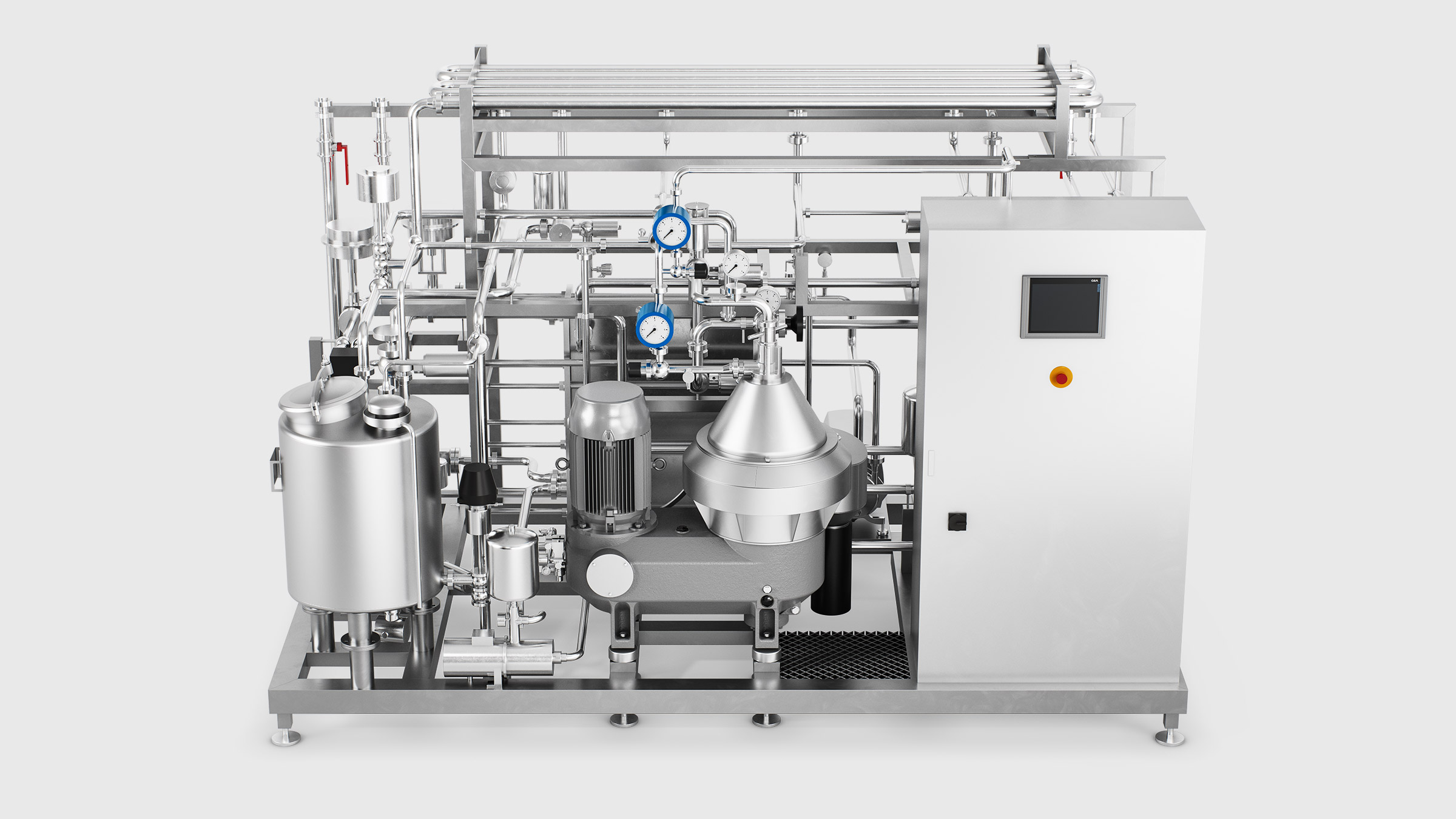 Pasteurizier for milk powder
