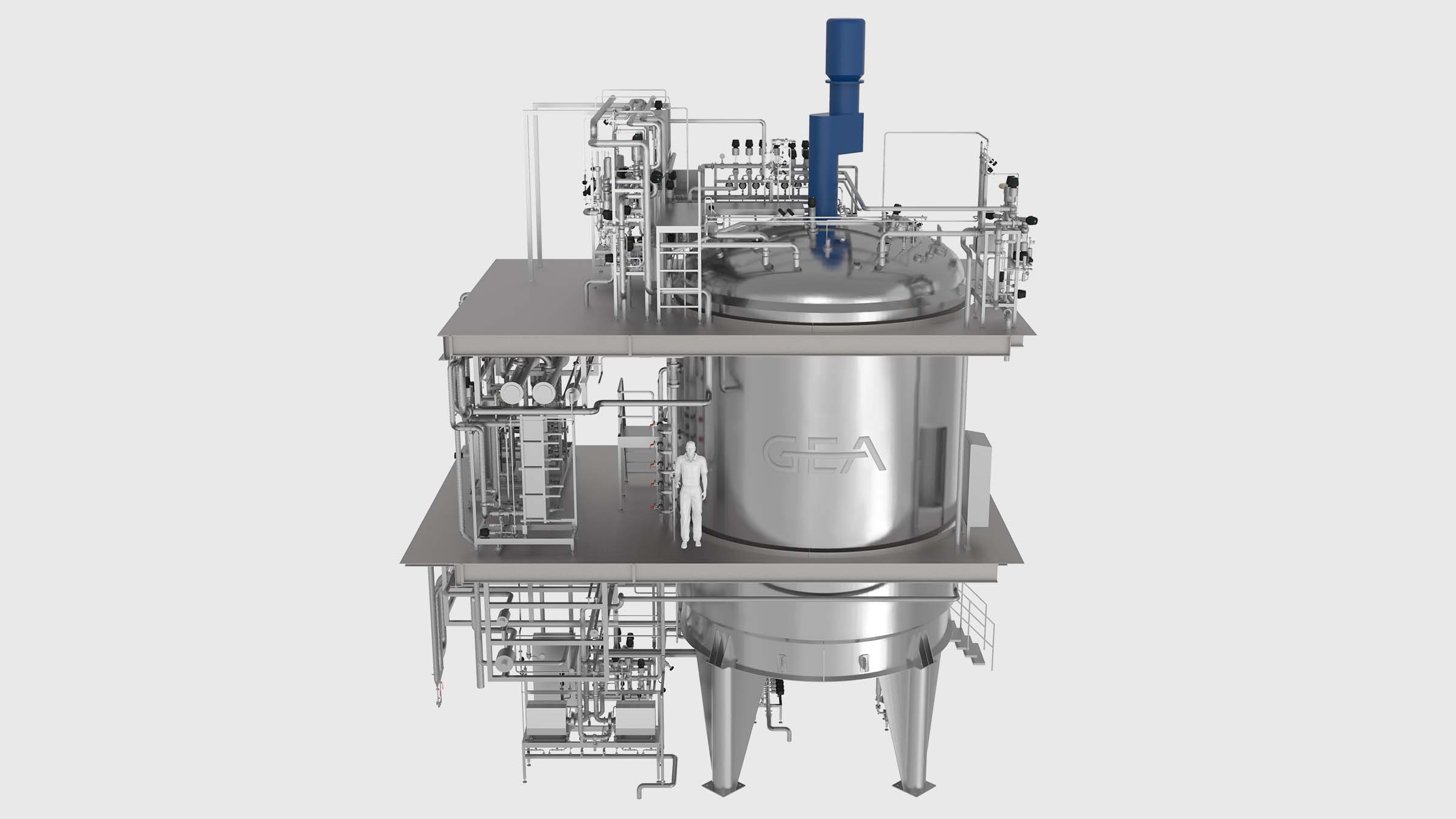 مزارع الخلايا: المفاعلات الحيوية من GEA